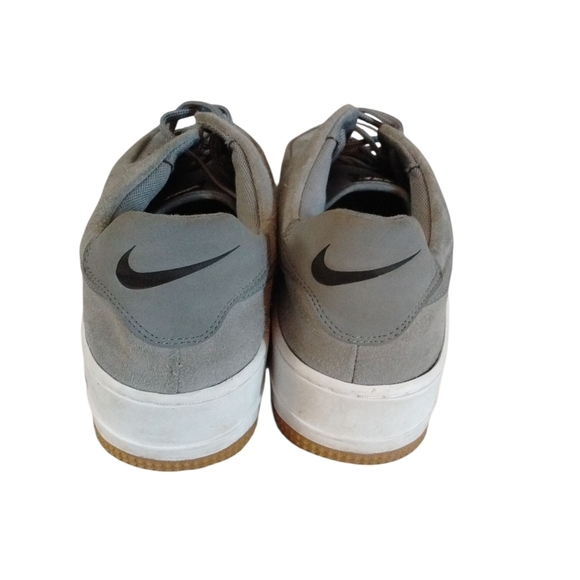 Nike Air Force 1 Sage Low Top Cool Grey Suede Sneakers Men's Size 9.5 - Picture 10 of 12